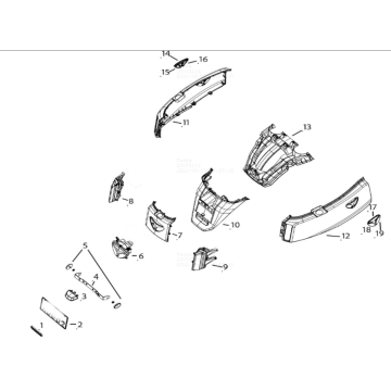 Achterlicht  Yadea E8S