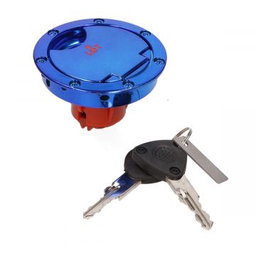 Tankdop + slot Yamaha Aerox blauw