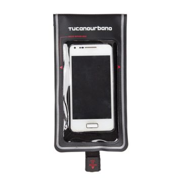 Telefoonhoes waterdicht Tucano Urbano 468 transparant touchscreen venster universeel