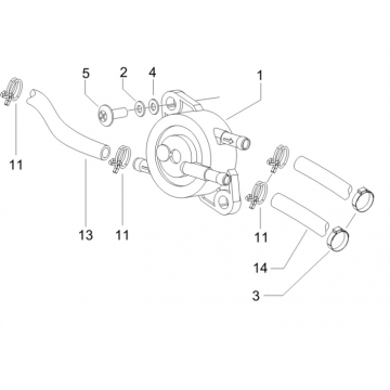 Benzinepomp Gilera Runner 50 SP 50 2-takt LC 2010-2017