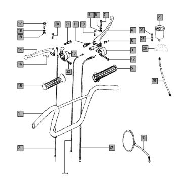 Stuurdelen Tomos STANDARD XL (L0-L1)