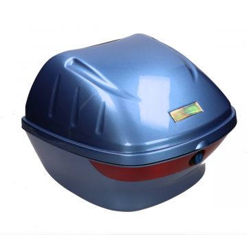 Topkoffer 28 liter China Retro/Torino blauw origineel