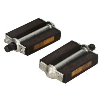 Trapperset met reflector 9/16 universeel onder andere Puch Maxi/Tomos Supertec