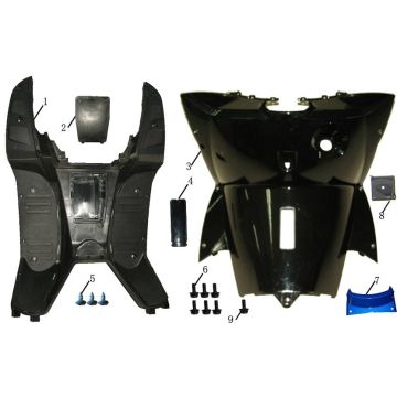 Treeplank China Touring rood