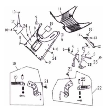 Treeplank Generic Cracker 50 2-takt zwart 2010