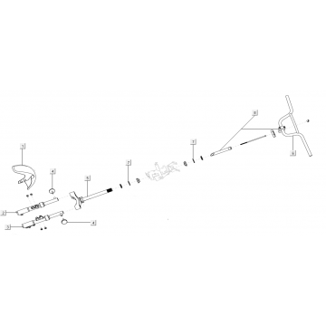 Voorvork - Balhoofdstel Niu U Series zwart