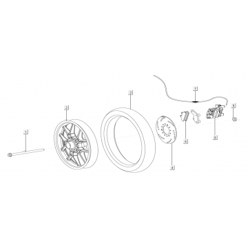 Voorwiel - rem Niu U Series