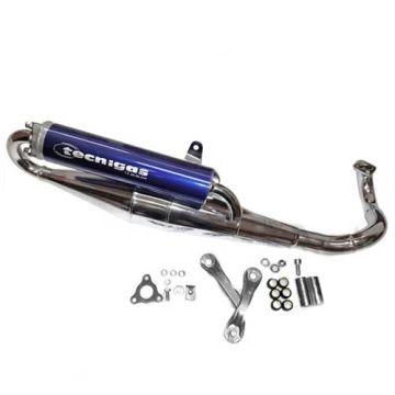 Uitlaat Derbi Paddock / Atlantis chroom Tecnigas Next-R