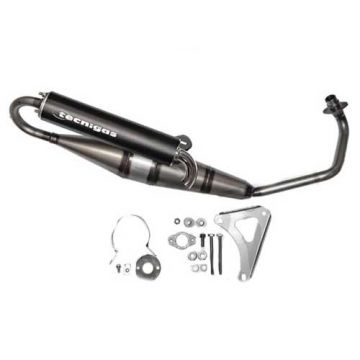 Uitlaat Technigas Next-R Piaggio 50cc 4 Takt 2V Zip/Scarabeo/Sportcity One/Atlantis/Centro/Fly/Liberty