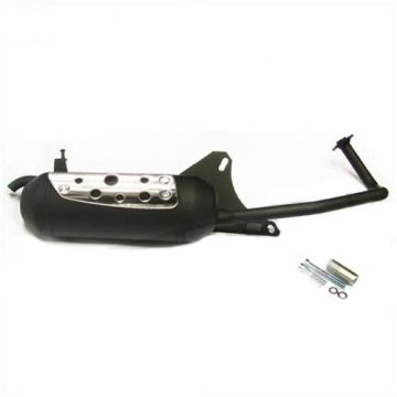 Uitlaat Tecnigas Silent Pro Peugeot Kisbee / Sym Fiddle II, Orbit, Symply 50cc 4-takt met GY6 motor