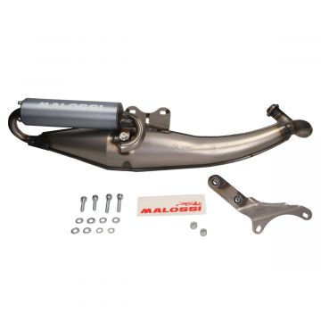 Uitlaat -Malossi FLIP  blank Piaggio 50 2-takt Zip 2000->/Sportcity One Street/Runner/Runner SP/Runner Pure Jet/Stalker/Typhoon/Liberty/NRG MC3/NRG MC3 Pure Jet/NRG Power/NRG Power Pure Jet 3216692