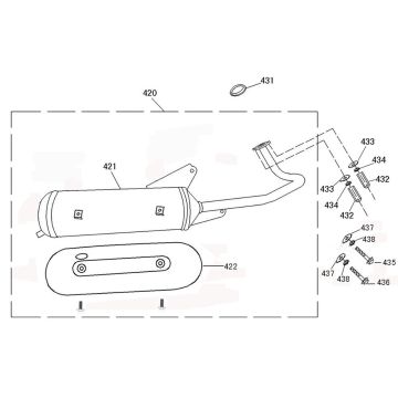 Uitlaat AGM Swan smokey