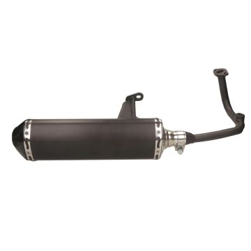 Uitlaat (ovaal model Akrapovic) Jamarcol model China LX scooter Euro 4-5/VX/VX50S/Riva/Napoli/Benson/Touring/Toscana/Lux/VXL/RL/Azzuro/Rimini/Delphi/GTS/Sourini