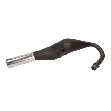 Uitlaat Cobra Yamaha/MBK Cobra- 51 zwart-Aluminium Jamarcol (made in EU) 