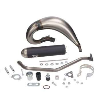 Uitlaat Technigas E-Nox Steel Derbi Senda 2000→ DRD-R-Racer-Xrace-Xtreme/Gilera RCR-SMT/Aprilia SX/RX 2005→