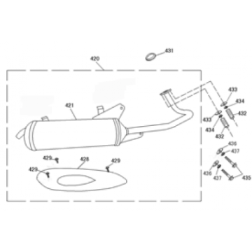 Uitlaat Giantco Venus I blauw