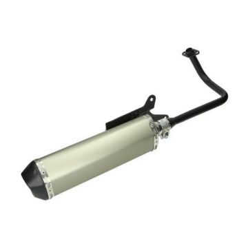 Uitlaat China GY6 50 4-takt AGM / BTC / Znen / GY6 (ovaal model Akrapovic) aluminium Jamarcol