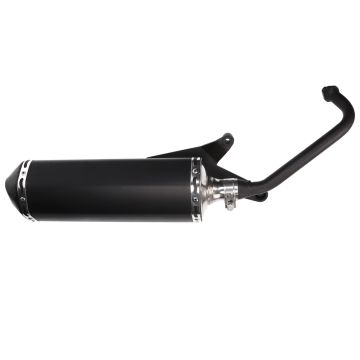 Uitlaat model Akrapovic SYM 50cc 4-takt Fiddle 2 <-2018 Jamarcol