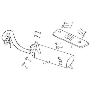 Uitlaat Lintex Retro 125