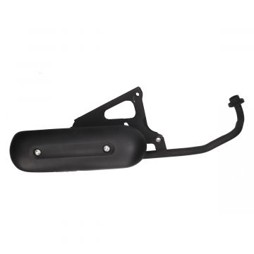 Uitlaat Minarelli horizontaal 50cc 4-takt Yamaha Aerox/Giggle/Neos/MBK Nitro/Booster X/Ovetto Power Plus (zonder spatbordsteun op uitlaat)