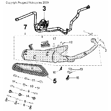 Uitlaat Peugeot Tweet old wit