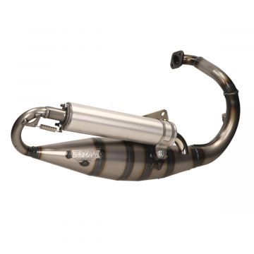 Uitlaat Peugeot 50cc 2-takt verticaal aluminium Yasuni-R Buxy/Elyseo/Elystar/Looxor/Speedake/Speedfight 1-2/Squab/TKR/SC/Vivacity/Trekker/Zenith