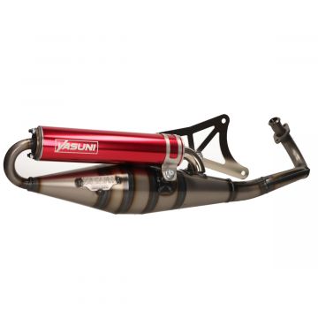 Uitlaat Piaggio 2-takt rood Yasuni-Z tub418r