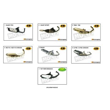 Uitlaat Piaggio Typhoon 50 2-takt AC 1998-2005