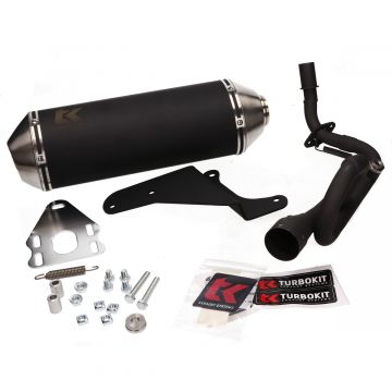 Uitlaat (model Akrapovic)ovaal Vespa 50cc 4-takt Iget 3V Euro 4 Primavera/Sprint 2019-2020 G-max Turbo kit m4t185
