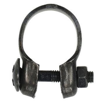Uitlaatklem bocht binnendiameter 22mm Vespa-Piaggio Bravo/Ciao/Si/Citta/Boxer/Super Bravo zwart