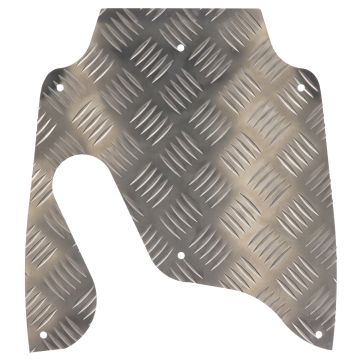 Underseat / beschermplaat onder Aprila Sr 97-00 aluminium traanplaat