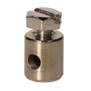 Schroefnippel binnenkabel 8mm dikte/9mm lengte universeel
