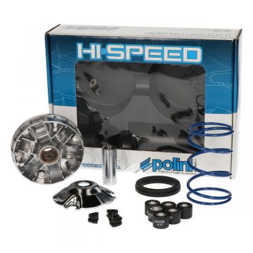 Variateurset Polini High Speed-19x15,5mm Piaggio 50 2-takt 1998→ 519019 Primavera/Sprint/LX/LXV/S/ET2/Mojito/Scarabeo/Sportcity One/SR/Atlantis/GP1/DNA/Ice/Runner/Storm/Stalker/Typhoon/Fly NRG/NTT/Liberty/Zip  241.672