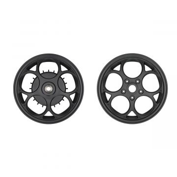 Velgenset passend op Vespa Primavera / Sprint mat zwart edition