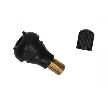 Ventiel recht kort 33mm lengte TR 412 Primavera/Sprint/GTS/Piaggio X7-8-9-10-EVO/Carnaby/Runner/Nexus/Fuoco/MP3/GP 800/Beverly