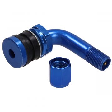 Ventiel tubeless haaks blauw