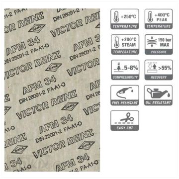 PAKKINGPAPIER HARD VICTOR REINZ MF34 0.50 140x195