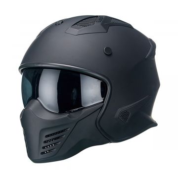 helm Vito Bruzano mat zwart