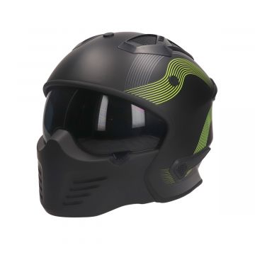 Vito Bruzano helm zwart / fluor