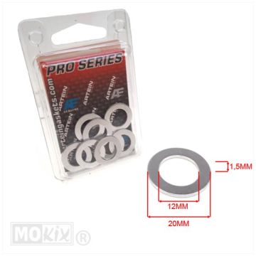 Aluminium ring Artein pro-series 12x20x1.5 10 stuks