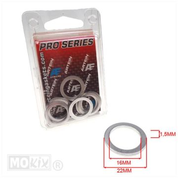 Aluminium ring Artein pro-series 16x22x1.5 10 stuks