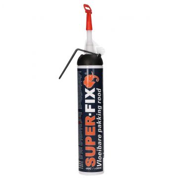 Vloeibare pakking 200ml Super-Fix rood (-60 tot +300C)