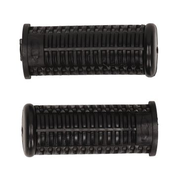 Voetsteunrubber set Honda DAX/SS50/CB50/C50 zwart type 50661-051-00