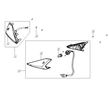 Knipperrichten voorzijde Kymco Agility RS 4-takt rood