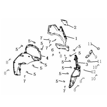 Voorkap Generic Ideo 50 2-takt rood 2007 25
