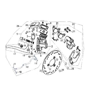 Voorrem Generic Ideo crème 2007 2-takt 25