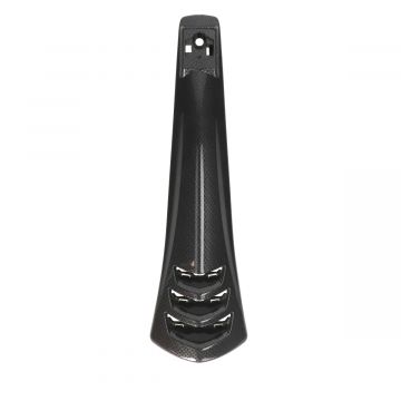 Voorscherm midden claxonneus Vespa Primavera / Sprint carbon hoogglans