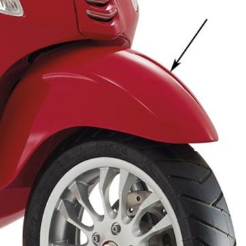 Voorspatbord Vespa Sprint 50-125-150cc rood dragon 894