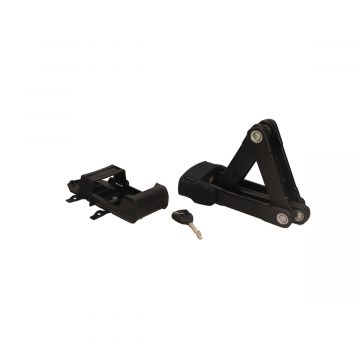 Vouwslot ART 2 110cm BORDO GRANIT 6500/110 SH zwart Abus Fatbike