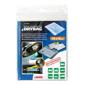 Waterdichte document houder / sluitzak 14x16 LAMPA
